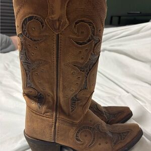 Brown Western Heeled Boots